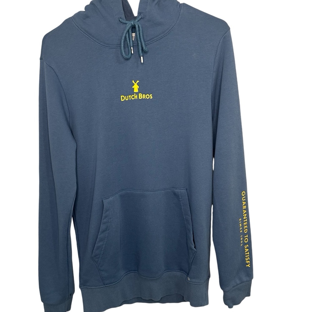 Dutch Bros XS+SMALL+MEDIUM+LARGE Blue With Gold COLORADO Hoodie